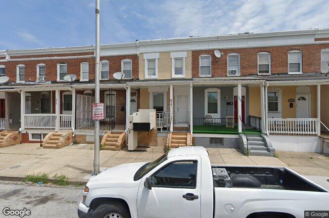 Rowhome rental in Upton, Baltimore, MD — 3 bed 1 bath