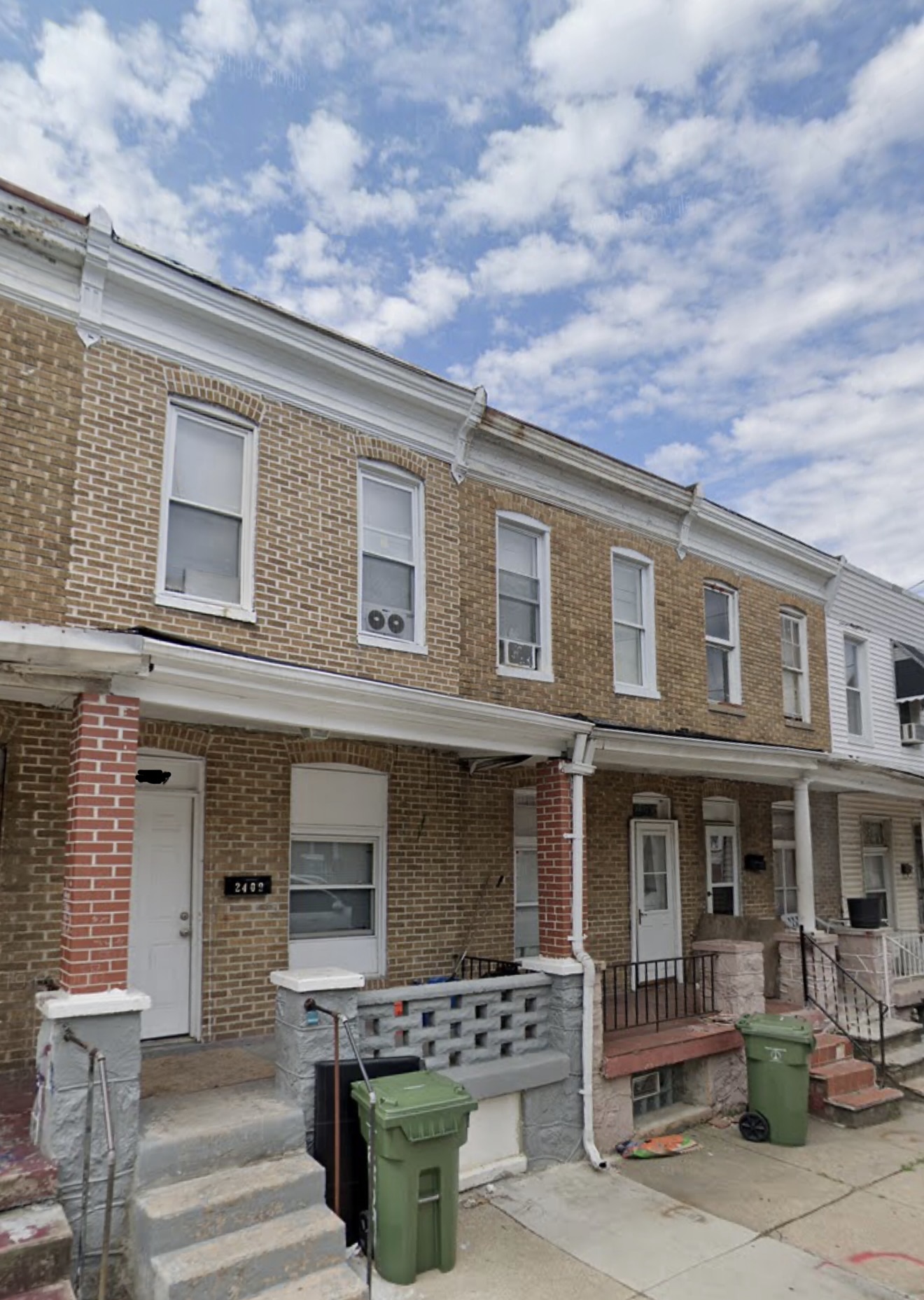 Rowhome rental in Broadway East, Baltimore, MD — 3 bed 1.5 bath